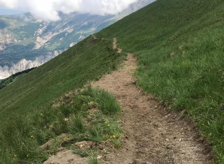 Cross - Border Biking Project Trails construction in Diber