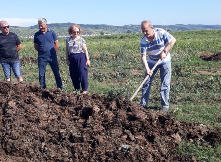 Field Demonstration of Composting for Organic Fertilizer Production