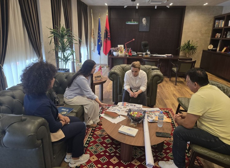 Meeting with Kurbin Municipality on Project Progress, Planning, and Finalization of Promotional Materials