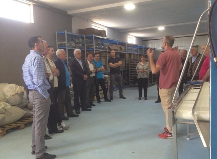 Agropuka Association staff and members of Puka municipality on a Study Visit in Kosovo