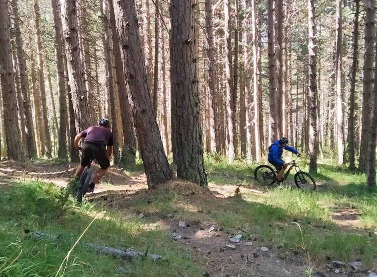 September 6 - Second day of trail scouting for the "Cross-Border Biking" project