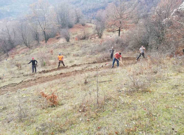 December 8 - Second day in the field, mountain Velosipedism