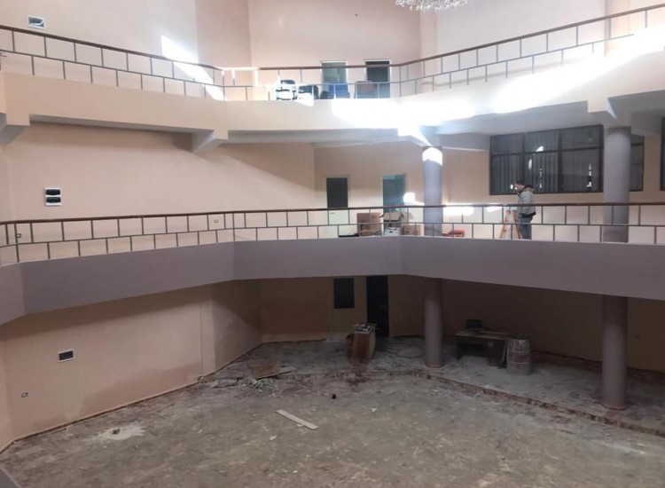 January 11 - Works Continue at the Multifunctional Centre in the Palace of Culture Peshkopi, Dibër.