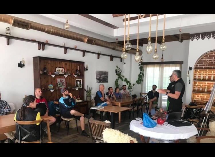 Second day of EoMTBing level 1 MTB guide training