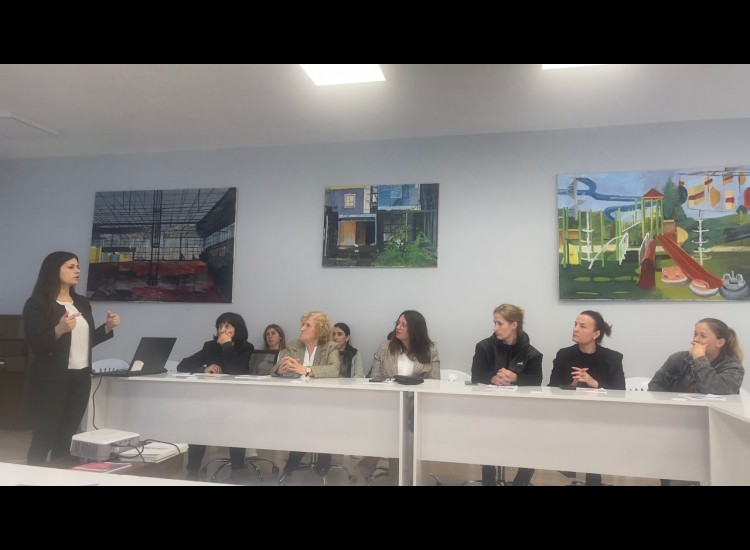 Training Session with Female Artisans in the Bulqiza Area Supported by the Australian Embassy with the Project "A Heritage-Based Tourism Project in Bulqiza"
