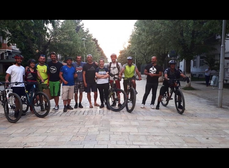 The participants of the training  visited the city of Peshkopi