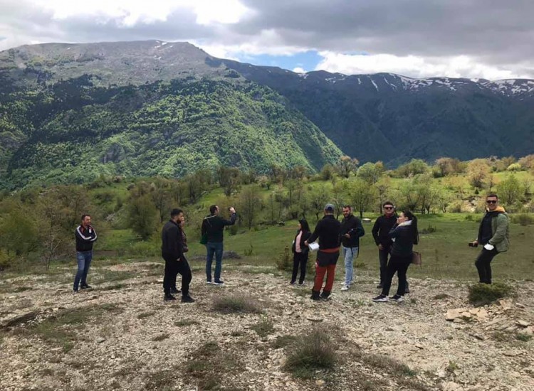 Monitoring visit on the field to project “Cross-border biking: Next level adventure tourism in Mavrovo-Rostushe and Dibër”, in Mavrovo&Rostushe.﻿