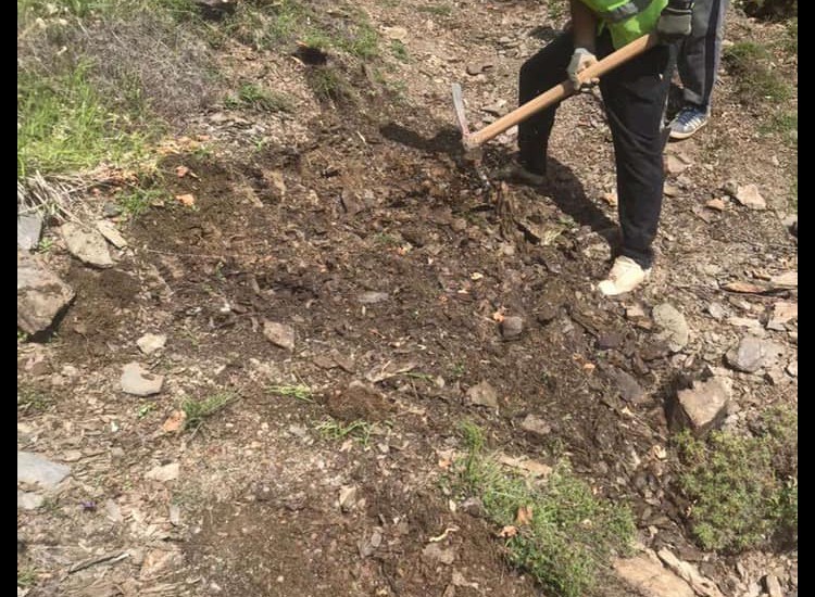 During the trail construction: Hinoskë - Ilnicë - Melan