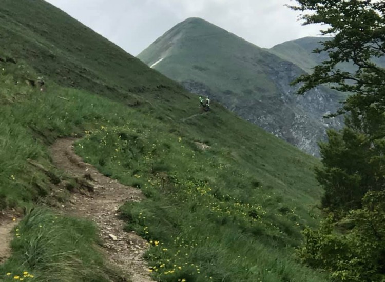 The connection point of Macedonian and Albanian trails