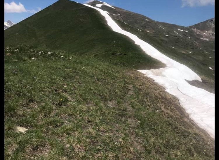 The connection point of Macedonian and Albanian trails