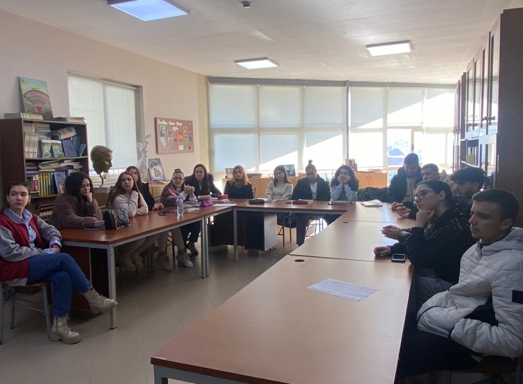 "Stay Safe Online" Topic with Students of "Ismail Qemali" School within the Framework of "Tirana European Youth Capital 2022"